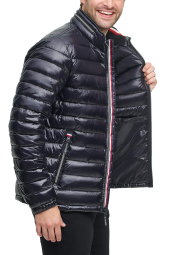 Мужская дутая куртка Tommy Hilfiger на молнии 1159842861 (Черный XXL)