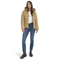 Женская стеганая куртка Tommy Hilfiger 1159843316 (Бежевый XL)