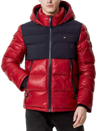 Чоловіча куртка Tommy Hilfiger з капюшоном 1159843961 (Червоний XL)