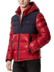 Чоловіча куртка Tommy Hilfiger з капюшоном 1159843961 (Червоний XL)