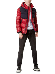 Мужская куртка Tommy Hilfiger с капюшоном 1159843961 (Красный XL)