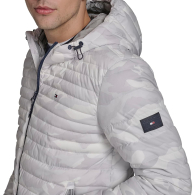 Чоловіча куртка з капюшоном Tommy Hilfiger на блискавці 1159843966 (Сірий XXL)