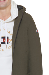 Чоловіча куртка Tommy Hilfiger з підкладкою із шерпи 1159845993 (Оливковий XXL)