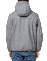 Мужская непромокаемая куртка Softshell Levi's с капюшоном 1159846635 (Серый XXL)