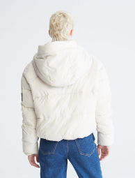 Женский короткий пуховик Calvin Klein 1159847535 (Белый 2X)