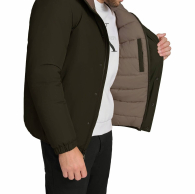 Мужская куртка Calvin Klein с капюшоном 1159850552 (Зеленый L)