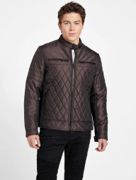 Мужская куртка GUESS на молнии 1159851108 (Коричневый XL)