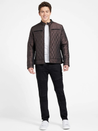 Мужская куртка GUESS на молнии 1159851108 (Коричневый XL)