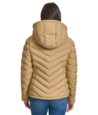 Женская стеганая куртка Tommy Hilfiger 1159854740 (Бежевый L)