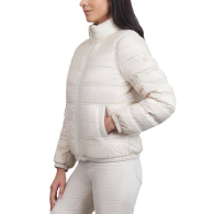 Женская двусторонняя куртка Michael Kors на молнии 1159854817 (Бежевый/Молочный XL)