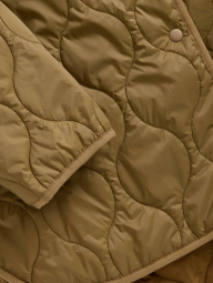 Женская стеганая куртка GAP на кнопках 1159854900 (Зеленый XL)