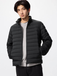 Мужская куртка UNIQLO на молнии 1159855869 (Черный M)