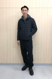 Мужская куртка UNIQLO на молнии 1159855869 (Черный M)