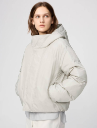 Куртка парку UNIQLO PUFFERTECH 1159858402 (Сірий M)