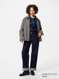 Куртка-рубашка UNIQLO на молнии 1159858987 (Коричневый L)