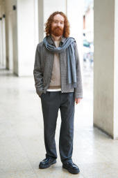 Куртка-рубашка UNIQLO на молнии 1159858987 (Коричневый L)