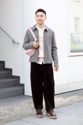 Куртка-рубашка UNIQLO на молнии 1159858987 (Коричневый L)