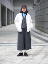 Куртка PUFFTECH UNIQLO на блискавці 1159860057 (Сірий XXL)