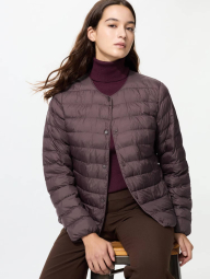 Легка куртка PUFFERTECH Uniqlo 1159860588 (Бордовий XS)