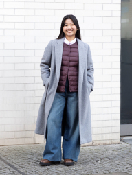 Легкая куртка PUFFERTECH Uniqlo 1159860364 (Бордовый XL)