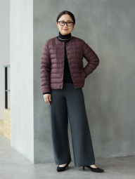 Легкая куртка PUFFERTECH Uniqlo 1159860364 (Бордовый XL)