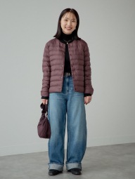 Легкая куртка PUFFERTECH Uniqlo 1159860364 (Бордовый XL)