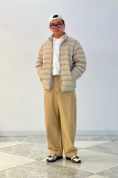 Куртка на блискавці PUFFTECH UNIQLO 1159860465 (Бежевий L)