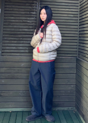 Куртка на блискавці PUFFTECH UNIQLO 1159860465 (Бежевий L)