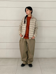 Куртка на блискавці PUFFTECH UNIQLO 1159860465 (Бежевий L)