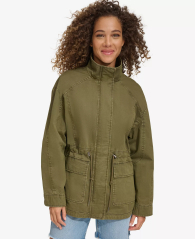 Женская хлопковая куртка Levi's 1159860483 (Оливковый XXL)