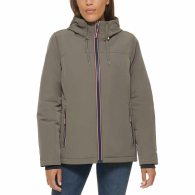 Женская куртка с капюшоном Tommy Hilfiger 1159860796 (Серый S)