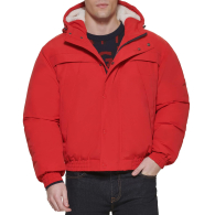 Мужская куртка Tommy Hilfiger с капюшоном 1159861242 (Красный M)