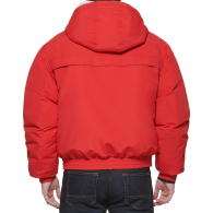 Мужская куртка Tommy Hilfiger с капюшоном 1159861242 (Красный M)