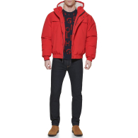 Мужская куртка Tommy Hilfiger с капюшоном 1159861242 (Красный M)