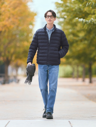 Куртка на молнии PUFFTECH UNIQLO 1159861898 (Синий 3XL)
