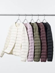 Легкая куртка PUFFERTECH Uniqlo 1159862214 (Молочный L)