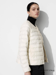 Легкая куртка PUFFERTECH Uniqlo 1159862438 (Молочный XL)
