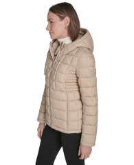 Женская стеганая куртка Tommy Hilfiger 1159862525 (Бежевый M)