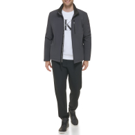 Мужская куртка Softshell Calvin Klein с подкладкой из шерпы 1159862836 (Серый XXL)