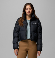 Женская укороченная стеганая куртка Columbia 1159863481 (Черный XL)