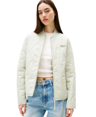 Женская стеганая куртка-бомбер Tommy Hilfiger 1159863965 (Зеленый XL)