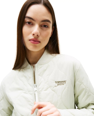 Женская стеганая куртка-бомбер Tommy Hilfiger 1159863965 (Зеленый XL)