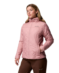 Женская стеганая куртка Columbia на меху 1159864141 (Розовый L)
