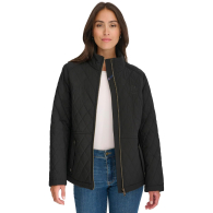 Женская стеганая куртка Tommy Hilfiger 1159864828 (Черный S)
