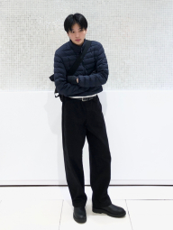 Чоловіча куртка UNIQLO на блискавці 1159864981 (Синій XL)