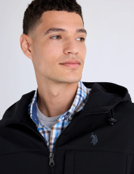 Мужская куртка Softshell U.S. Polo Assn 1159865223 (Черный L)