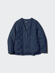 Легка куртка на гудзиках PUFFERTECH Uniqlo 1159865248 (Синій S)