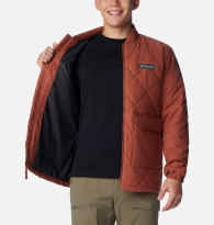 Мужская стеганая куртка Columbia 1159865439 (Оранжевый L)