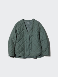 Легка куртка на гудзиках PUFFERTECH Uniqlo 1159865522 (Зелений M)