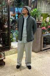 Легка куртка на гудзиках PUFFERTECH Uniqlo 1159865522 (Зелений M)